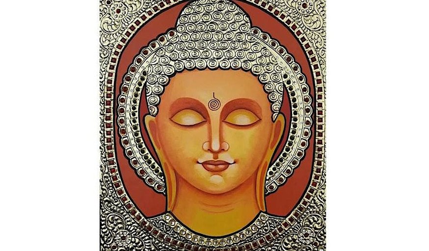 Tanjore painting workshop class: learn with simple processes step by step!