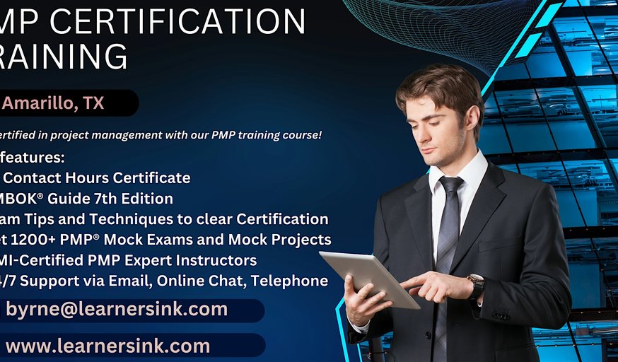 PMP Live Instructor Led Certification Bootcamp in Amarillo, TX