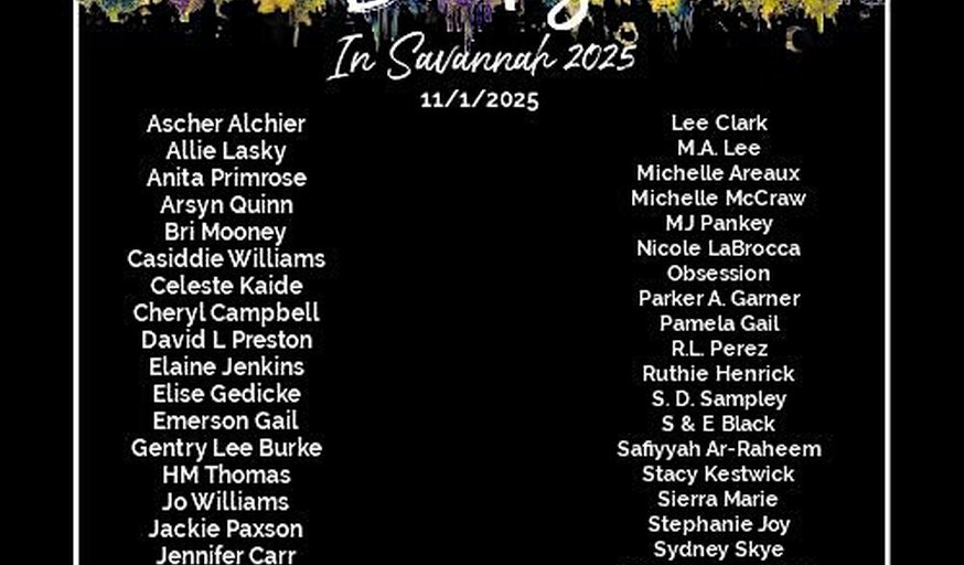 Books In Savannah Author Signing Event