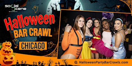 (Prices Going Up) 2025 Chicago Halloween Bar Crawl All Access