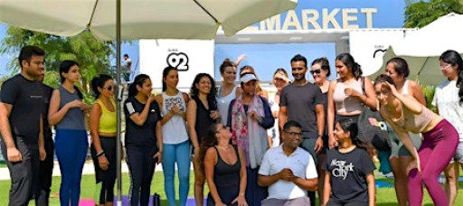 SUNSET YOGA ON KITE BEACH DUBAI ( Paid 100 AED )