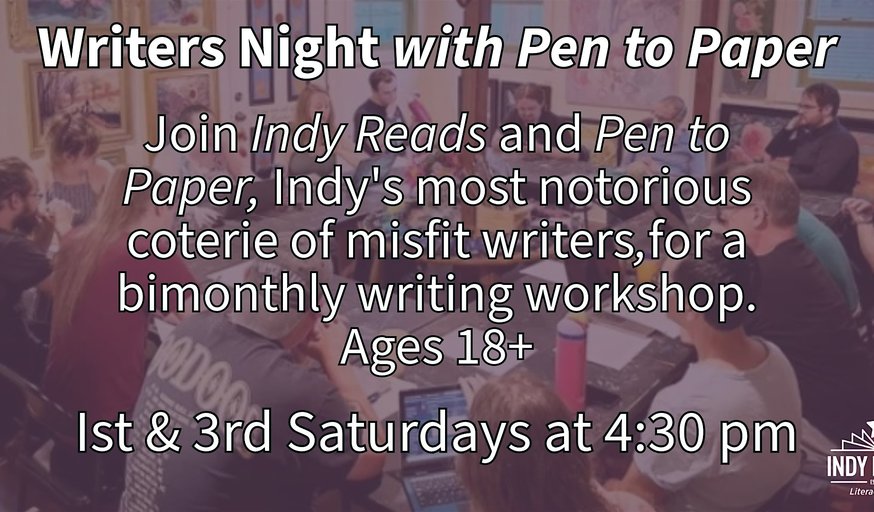 Writers Night with Pen to Paper