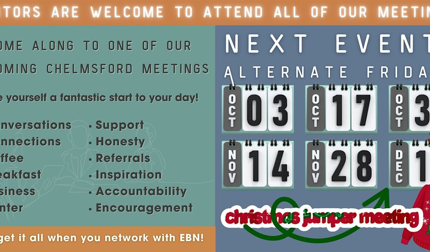 Chelmsford Business Networking events for business owners & professionals