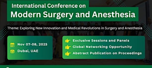 International Conference on Modern Surgery and Anesthesia