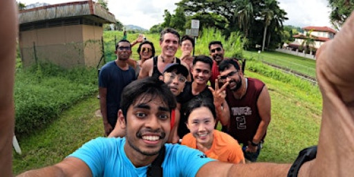 Run workout: Hill reps at Lorong Sesuai