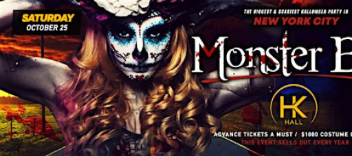 Monster Ball NYC @ HK HALL : The World Famous Halloween Party
