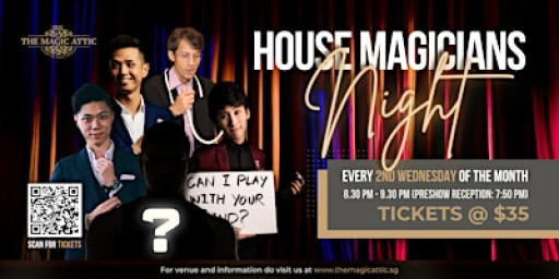 Prepare to be amazed at The Magic Attic's exclusive House Magician Night!