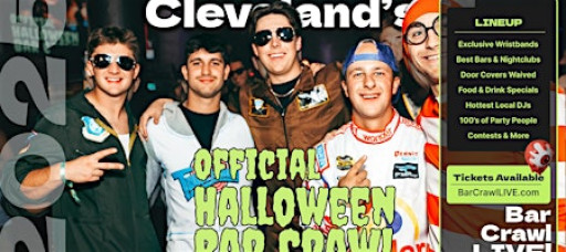 2025 Official Halloween Bar Crawl Cleveland By Bar Crawl LIVE!