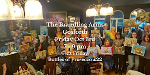 Paint Sip The Brandling Arms Gosforth