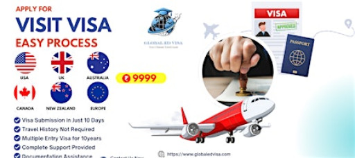 Apply For Visit Visa Easy Process | Global Ed Visa |Rs-9999/-