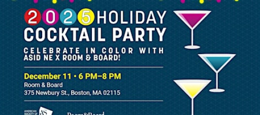 ASID NE x Room & Board Holiday Party