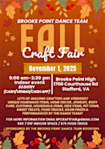 Brooke Point Dance Team Fall Craft Fair