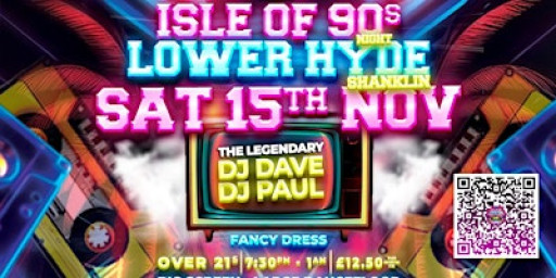 Isle of 90s Party - Saturday 15th November 2025