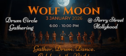 Drum Circle – Wolf Moon Gathering by 1111GONG