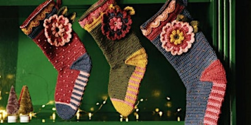 3 Festive Beaded Stockings workshop- crochet improvers