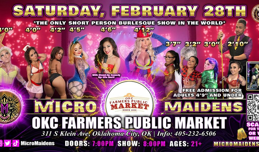 Oklahoma City, OK - Micro Maidens Dwarf Dancers @ OKC Farmers Public Market