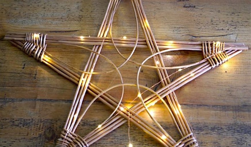 Weave a Willow Star with Lights Workshop