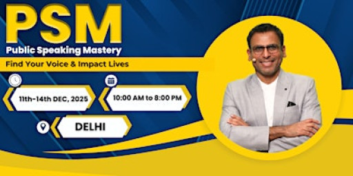 Public Speaking Mastery Delhi