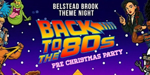 Back to the 80s Theme Night 15th November 2025