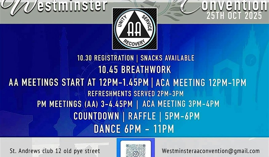 The 2nd Westminster AA Convention and Dance