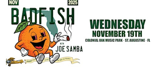 BADFISH "A TRIBUTE TO SUBLIME" w/ JOE SAMBA - ST AUGUSTINE
