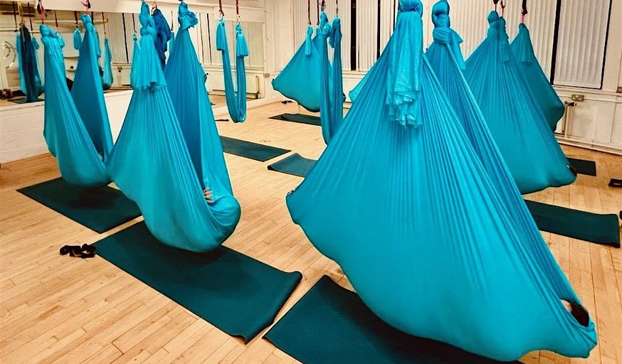 Aerial Sound Bath & Gentle Yin Yoga Flow 12.45-2.15pm- 15th Nov, Edinburgh
