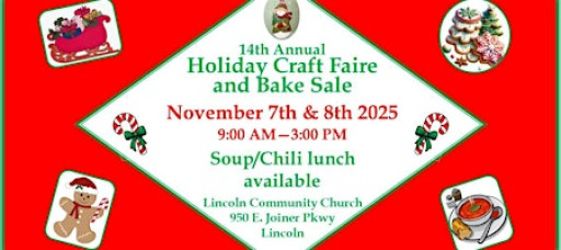 14th Annual Craft Faire & Bake Sale
