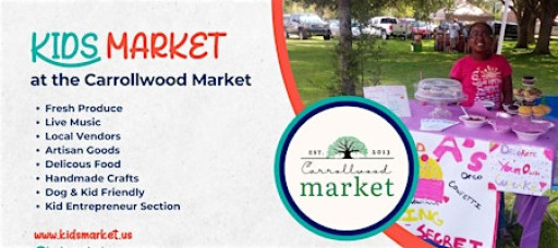 Kids Market at the Carrollwood Market
