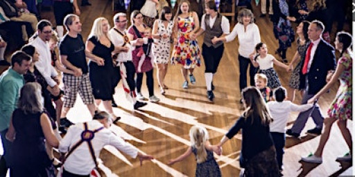 Dancing DorPIP 8th birthday party with Ceilidh band