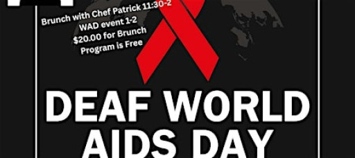 Brunch with Chef Tricio and Deaf World AIDS Day