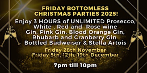 Friday Bottomless  Christmas Party Brunch 2025