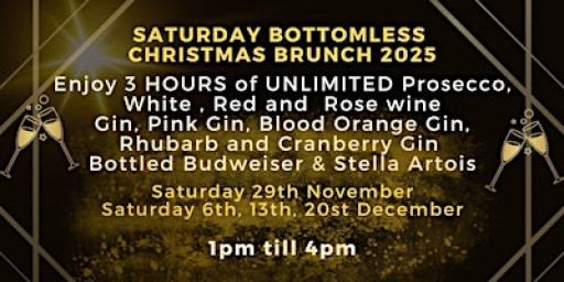 SATURDAY Bottomless  Christmas Brunch 2025