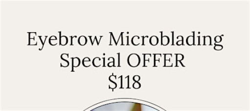 Eyebrow Microblading Special OFFER