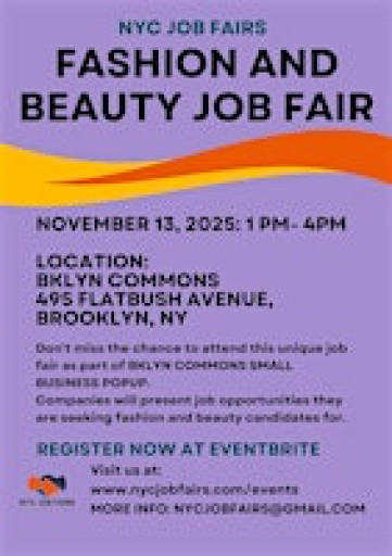 FASHION AND BEAUTY JOB FAIR