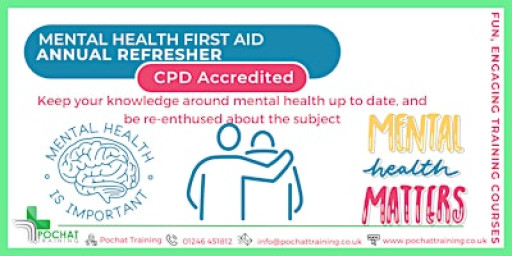 Mental Health First Aid Annual Refresher  (Physical classroom)