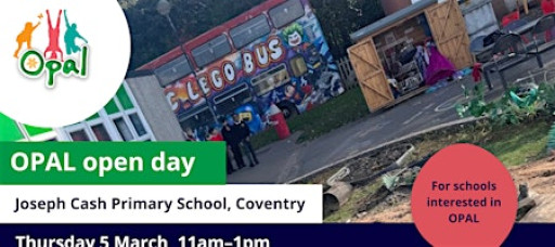 New interest schools: OPAL school visit – Joseph Cash Primary School