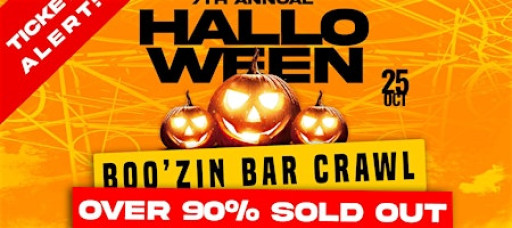 7th Annual Halloween Boo'zin Bar Crawl