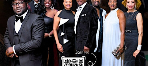 Snowflakes & Shadow - Annual Elegant Black & White - Holiday Ball