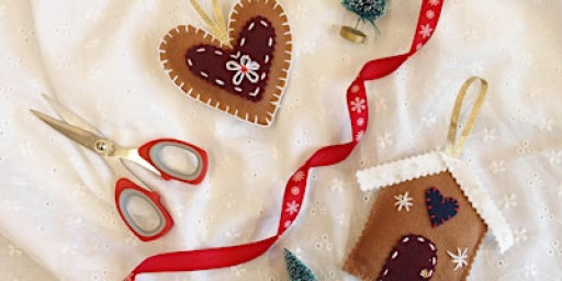 Embroidered Christmas Decorations