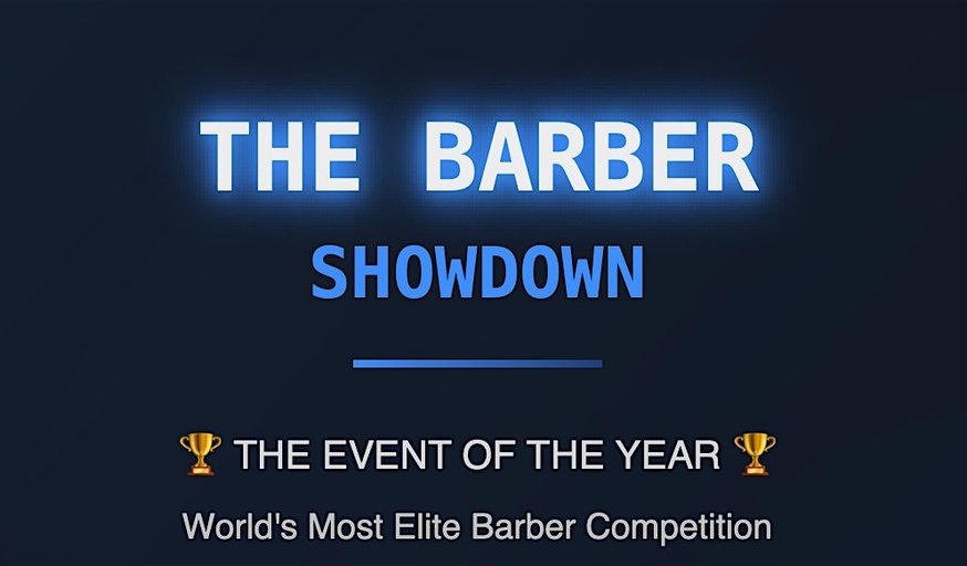 The Barber Showdown - World Competition - The Live Finale