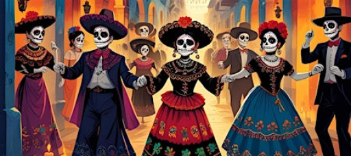 Viva Los Muertos Upcycle Fashion show