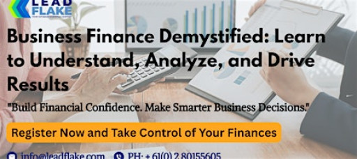 Master the Basics of Business Finance Workshop in Singapore