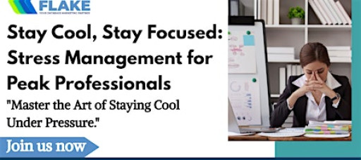 Conquering Stress in Today’s Workplace -  Workshop in  Singapore