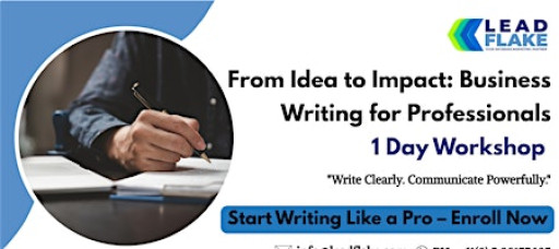 The Art of Professional Business Writing Workshop in Singapore