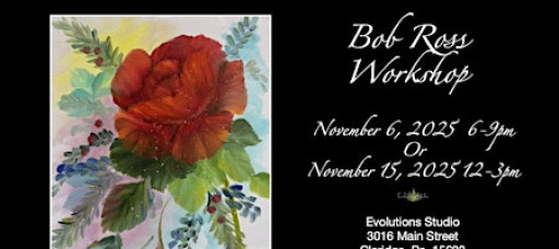Holiday Rose - November 6, 2025 - Bob Ross Workshop