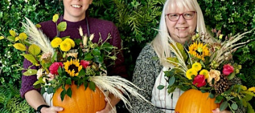 Pumpkin floristry workshop