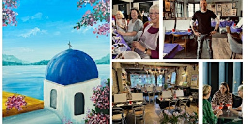 Paint Night - Worthing - 'Santorini'