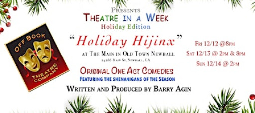 Theatre in a Week: Holiday Edition presented by Off Book Theatre Company