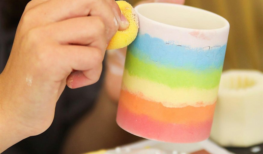 Pottery painting workshop,