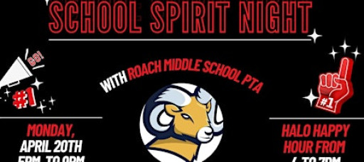 School Spirit Night - Roach Middle School PTA